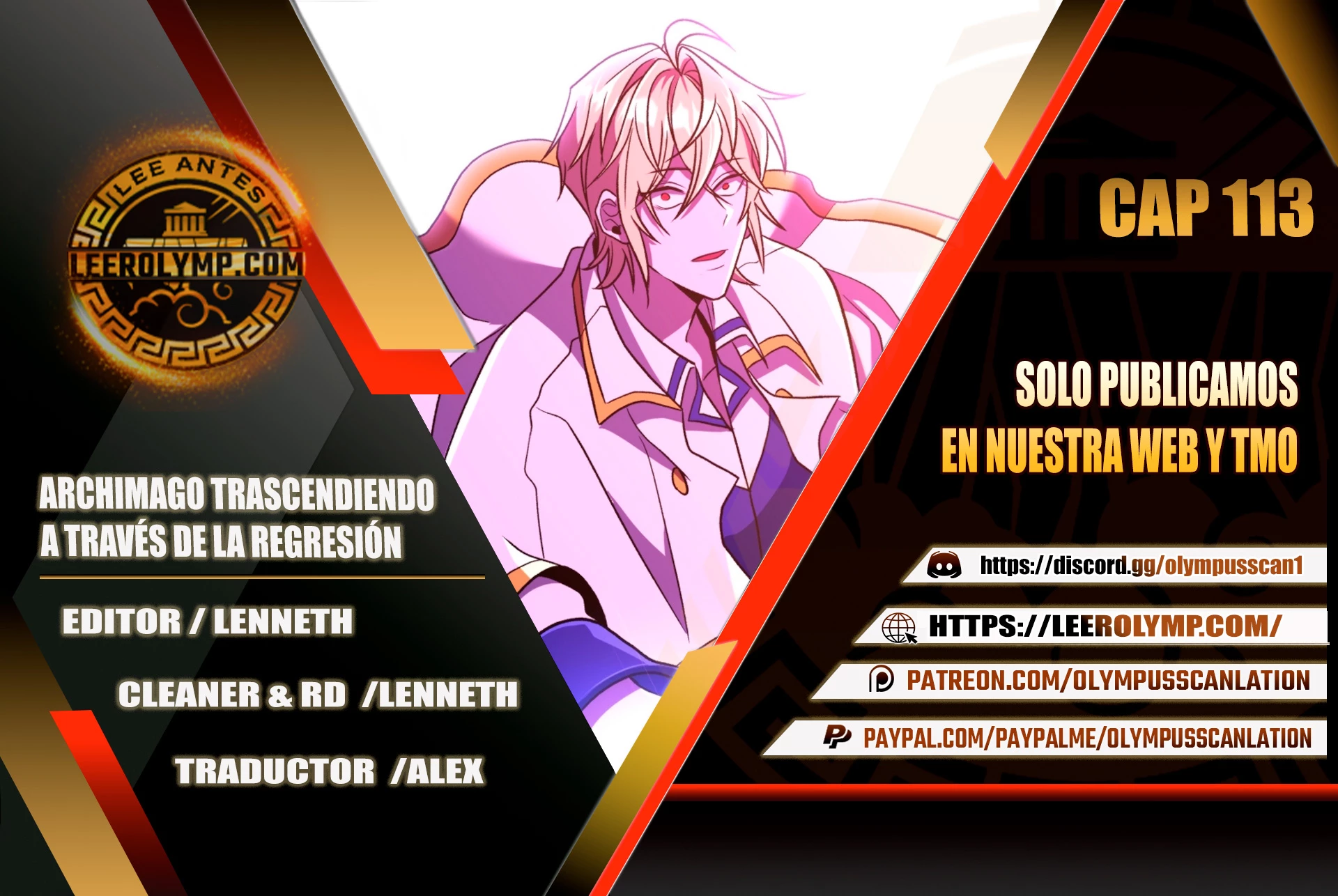 Archimago trascendiendo a través de la regresión Capítulo 113 - Page 1