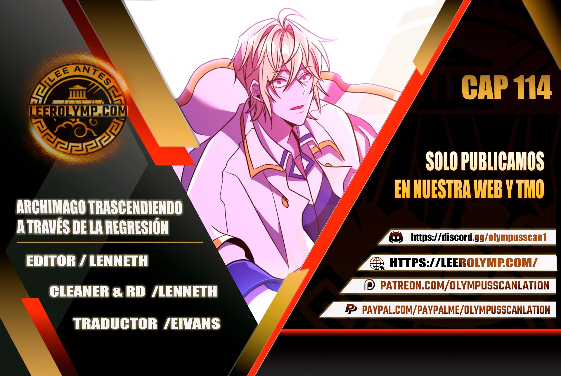 Archimago trascendiendo a través de la regresión Capítulo 114 - Page 1