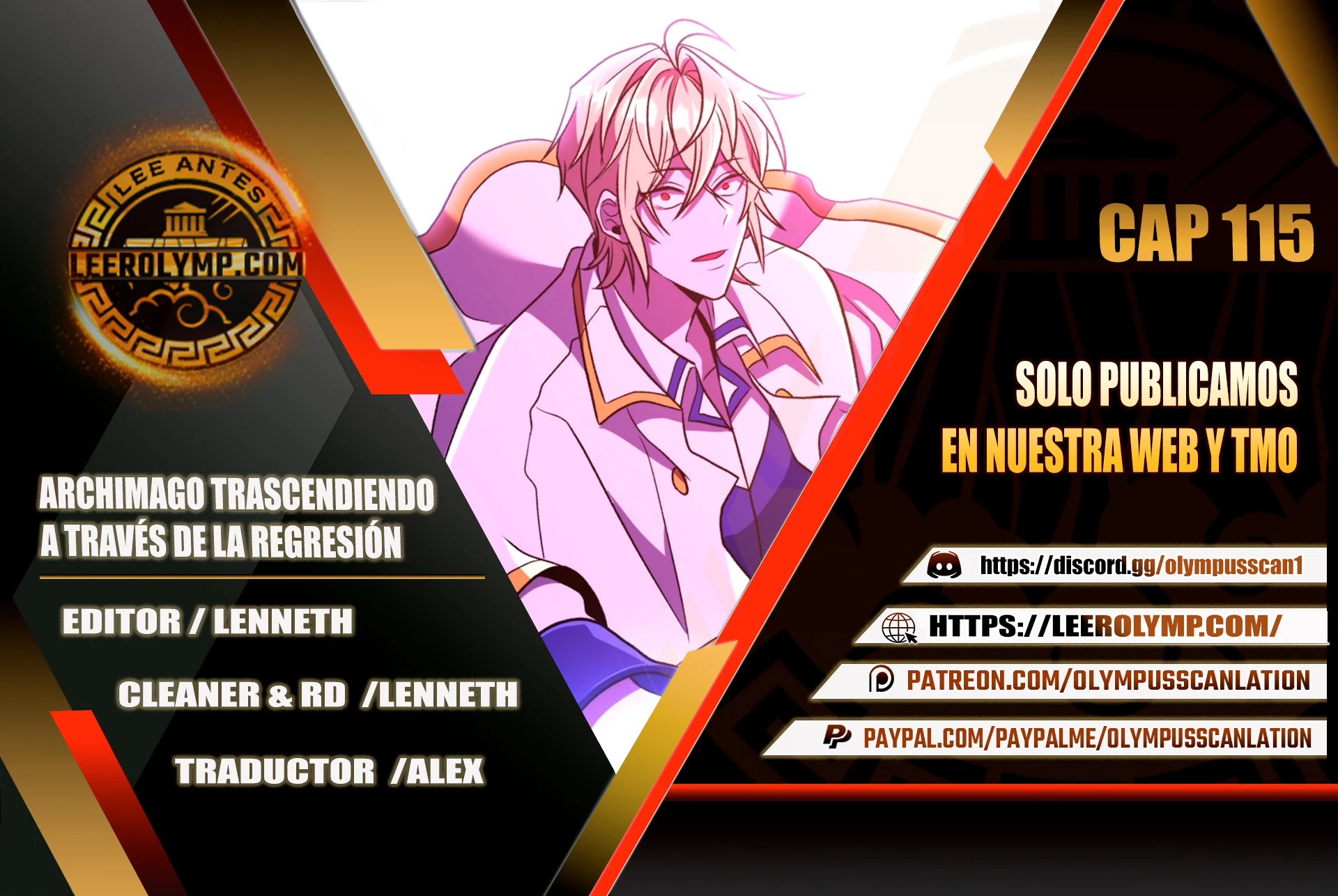 Archimago trascendiendo a través de la regresión Capítulo 115 - Page 1