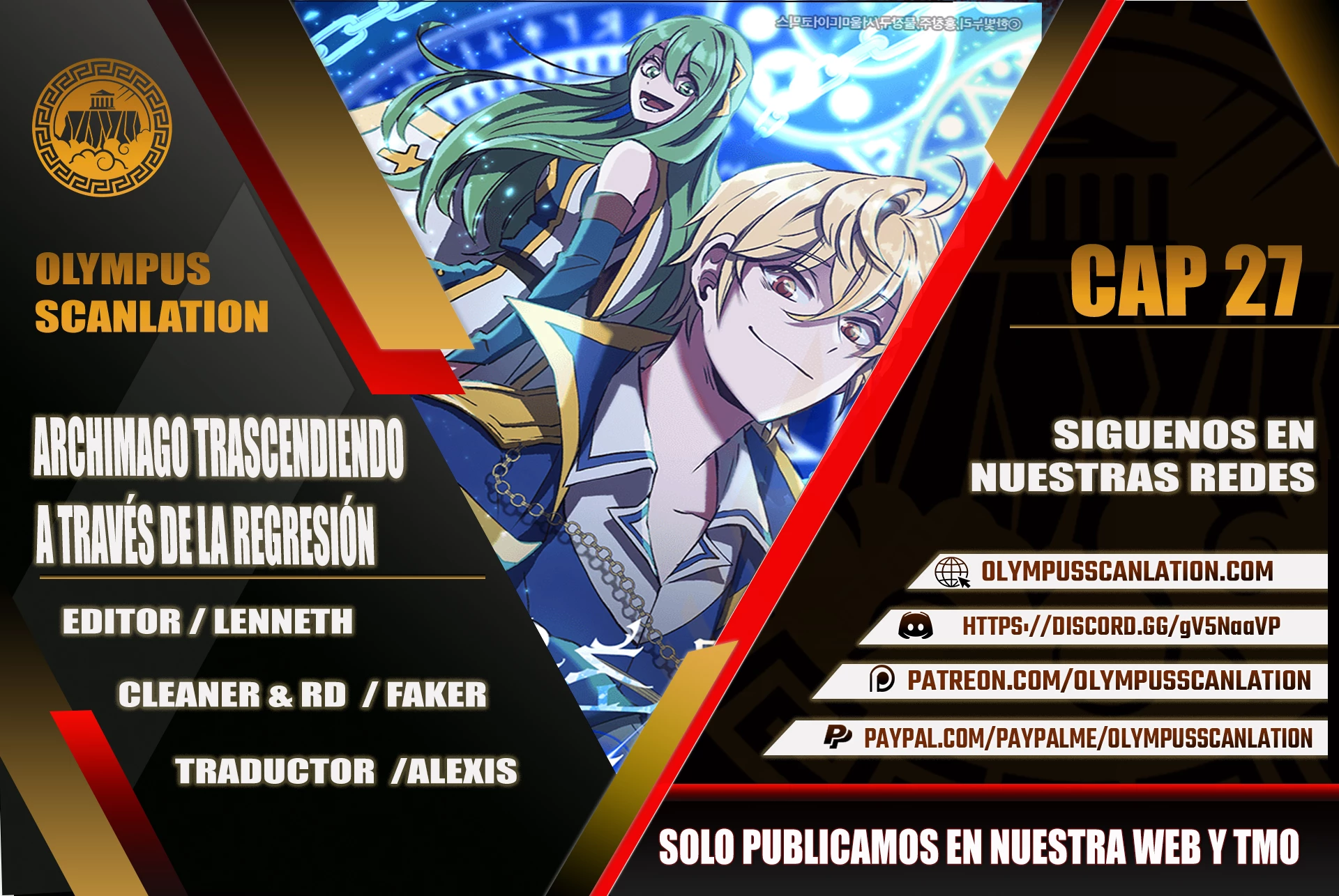Archimago trascendiendo a través de la regresión Capítulo 27 - Page 1