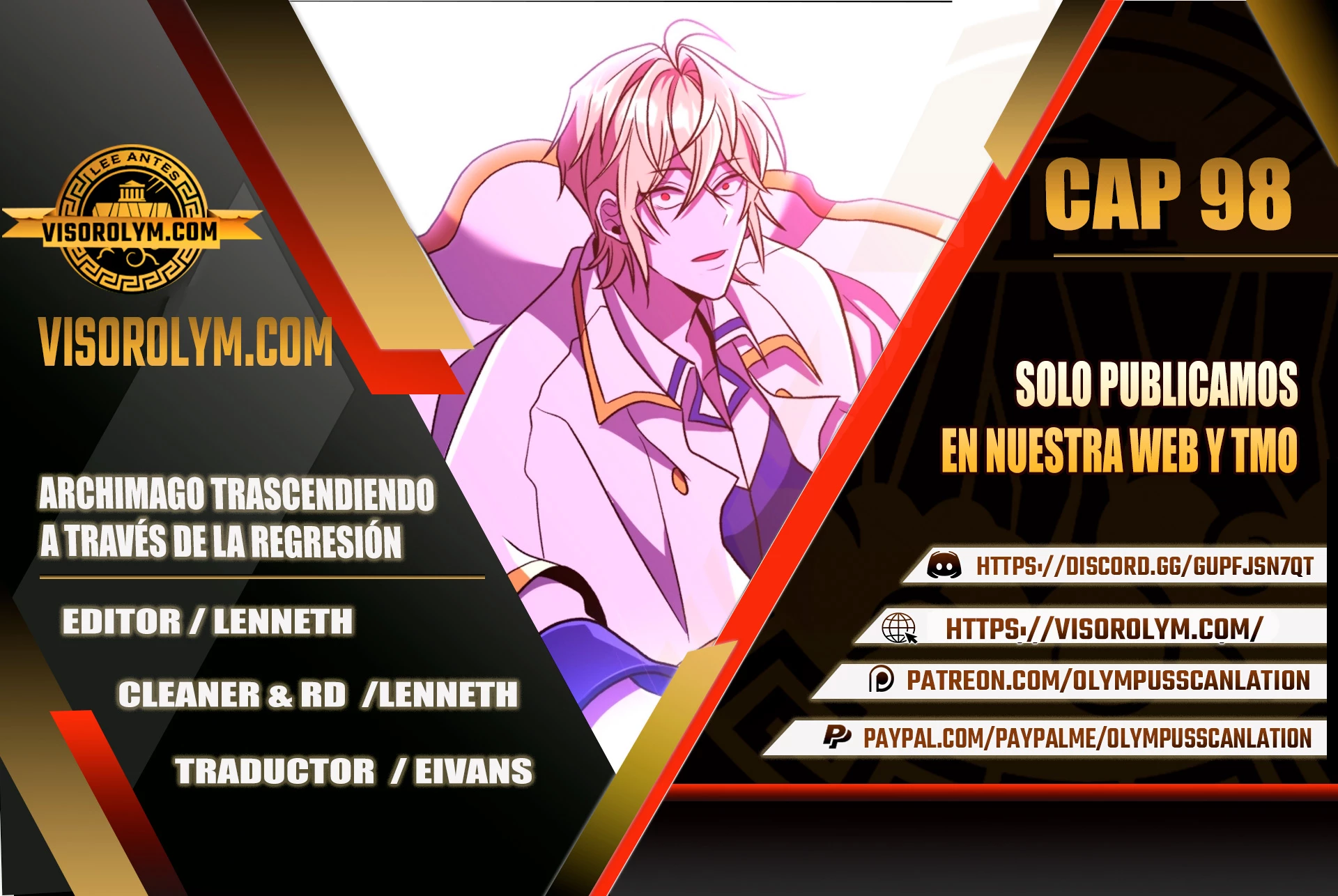 Archimago trascendiendo a través de la regresión Capítulo 98 - Page 1
