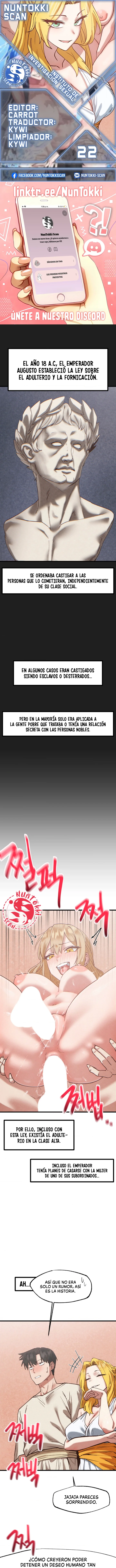 Instituto Mundial de Investigación sobre Cultura Sexual Capítulo 22 - Page 1
