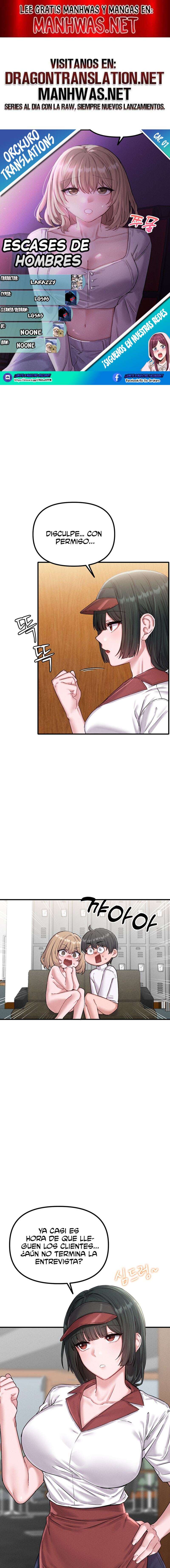 Escases de Hombres Capítulo 7 - Page 1