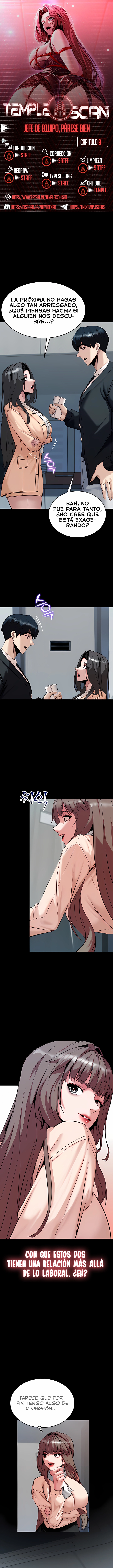 Jefa de Equipo, por favor, compórtese Capítulo 9 - Page 1