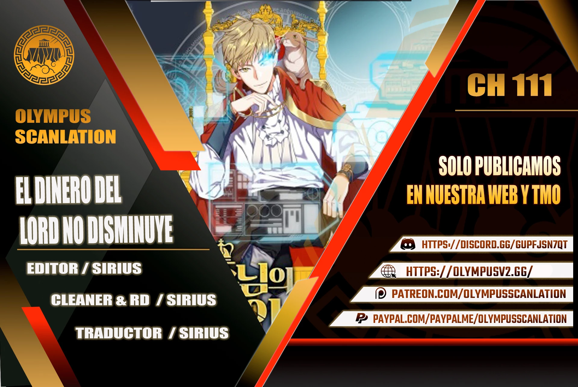 El dinero del Lord no disminuye Capítulo 111 - Page 1