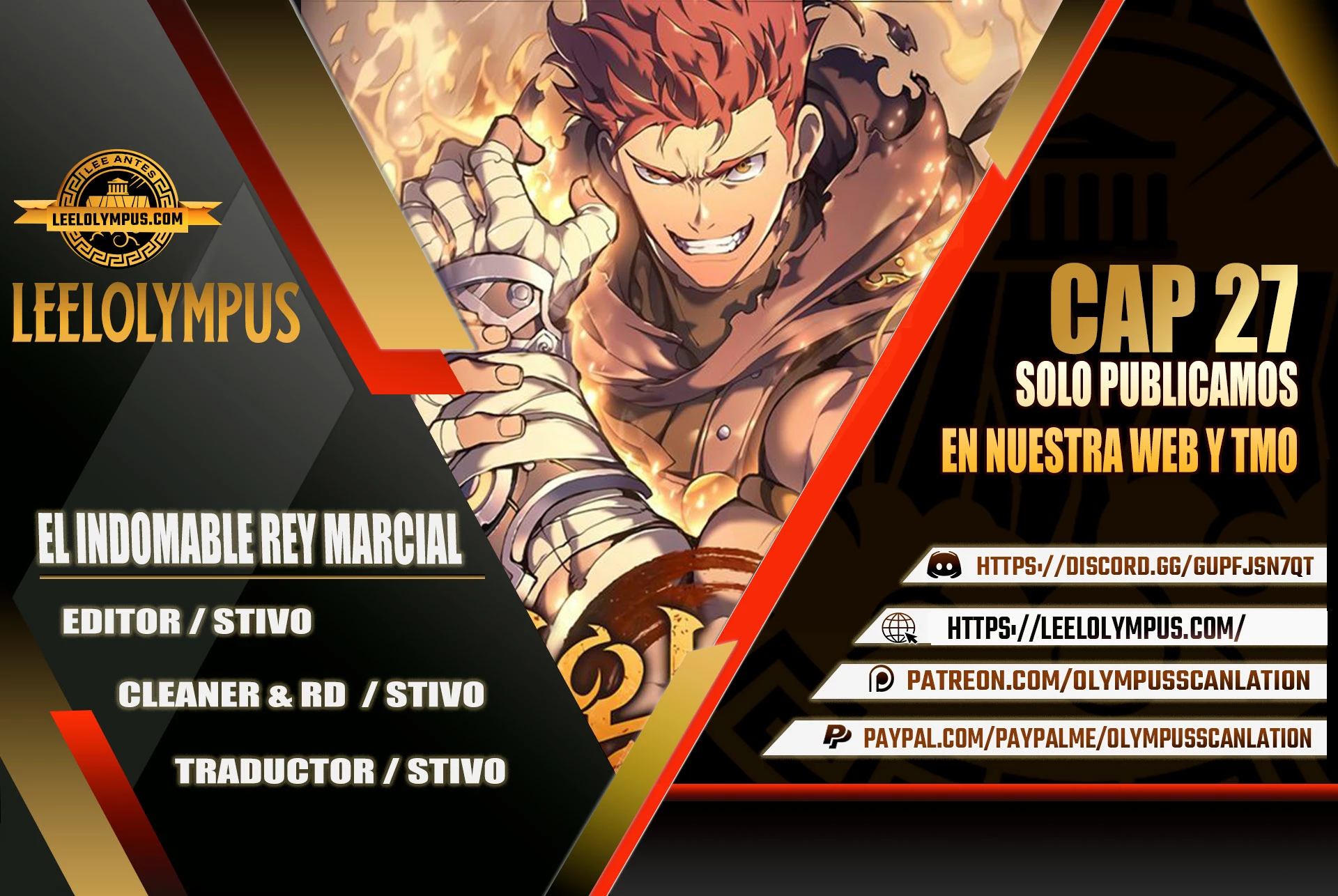 El Indomable Rey Marcial Capítulo 27 - Page 1