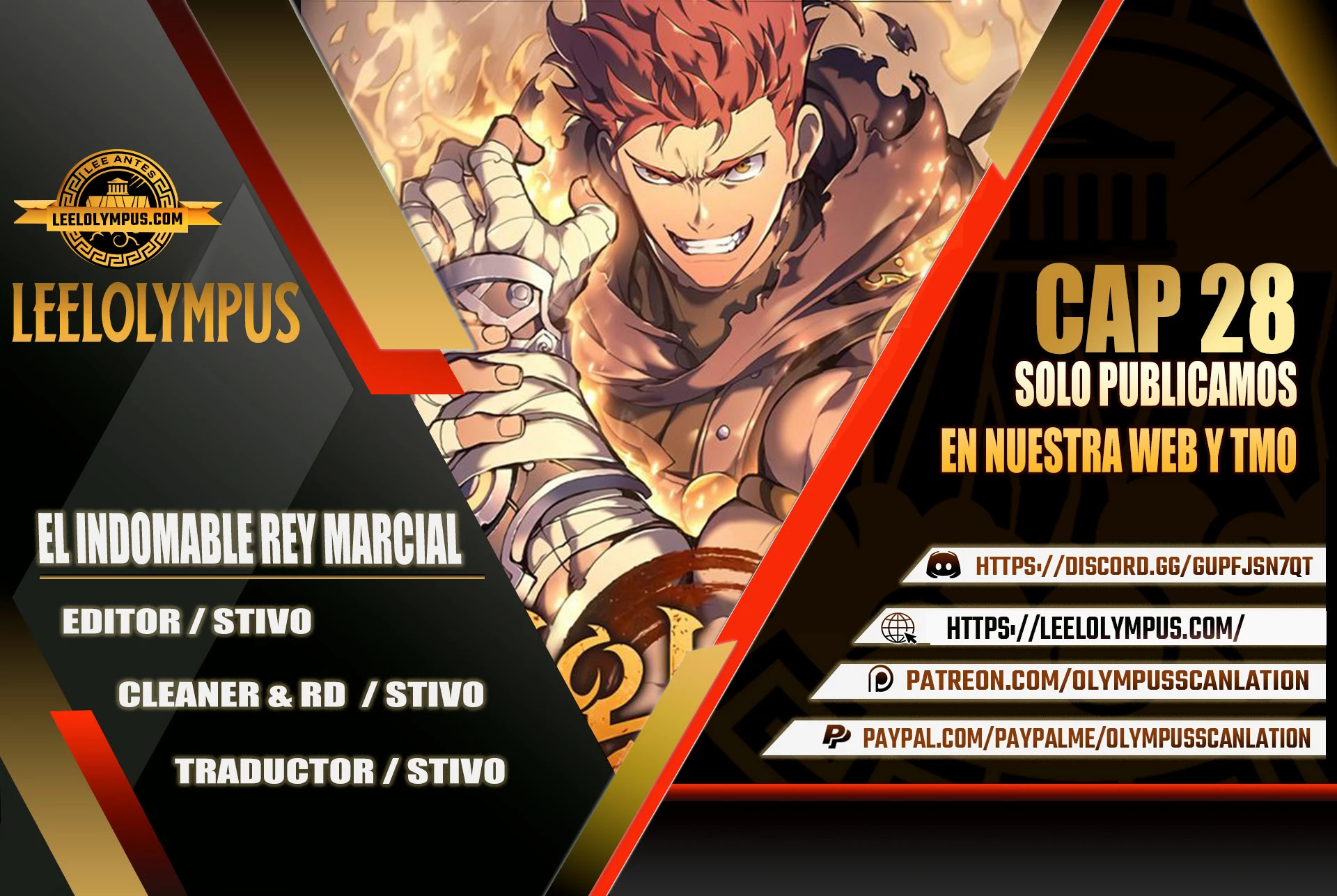 El Indomable Rey Marcial Capítulo 28 - Page 1