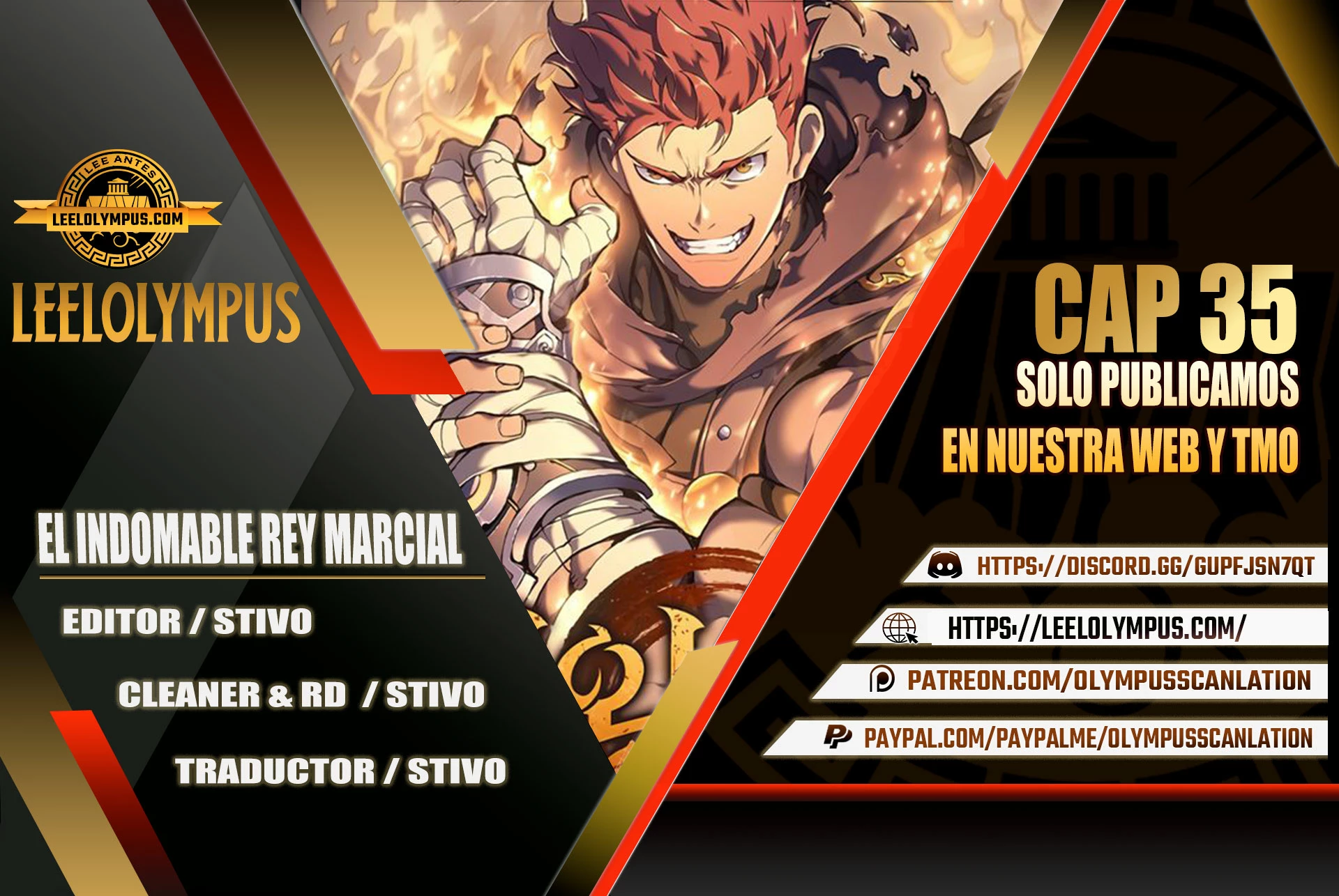 El Indomable Rey Marcial Capítulo 35 - Page 1