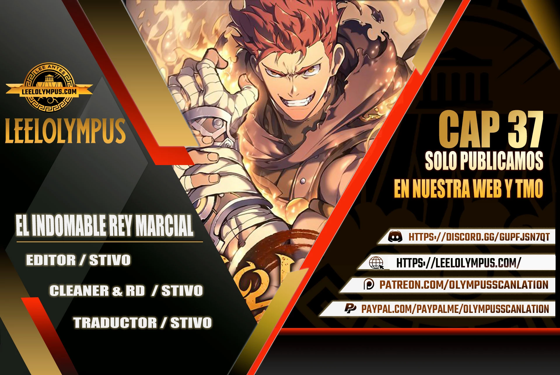 El Indomable Rey Marcial Capítulo 37 - Page 1