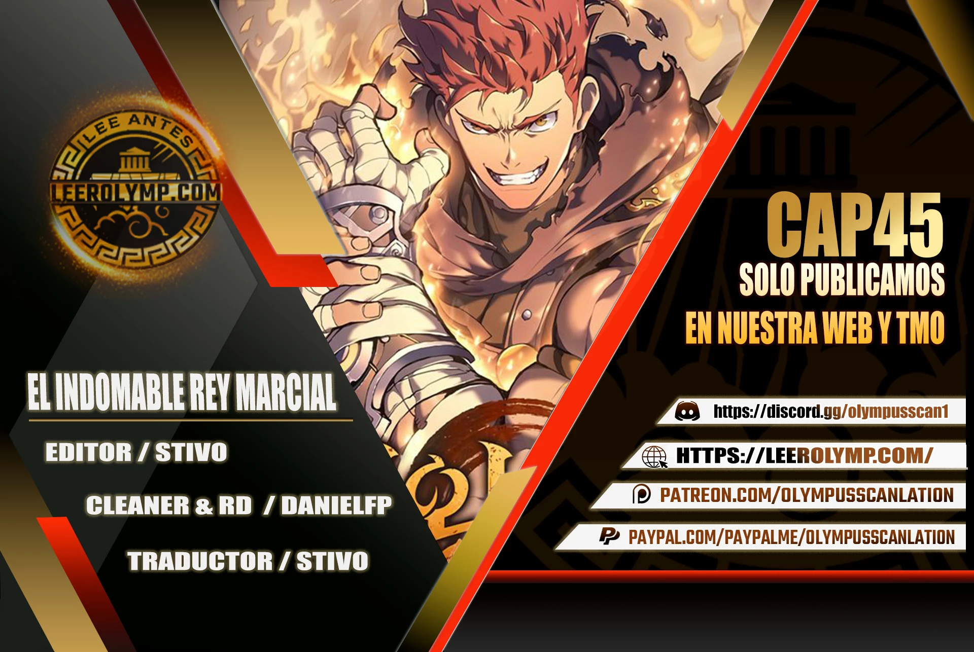 El Indomable Rey Marcial Capítulo 45 - Page 1