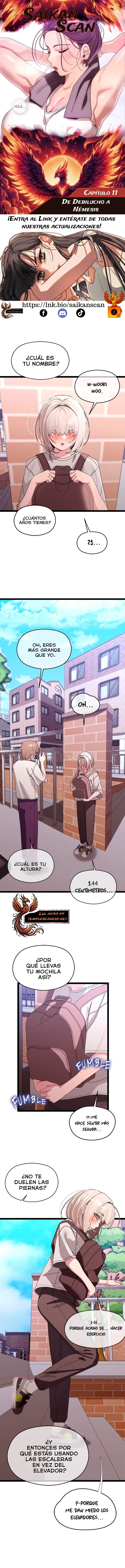 De debilucho a némesis Capítulo 11 - Page 1