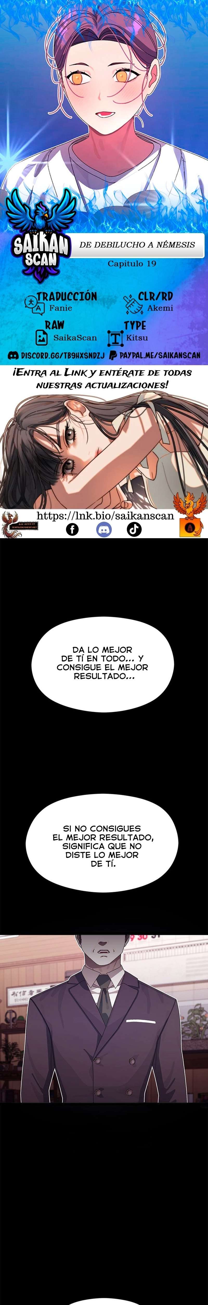 De debilucho a némesis Capítulo 19 - Page 1