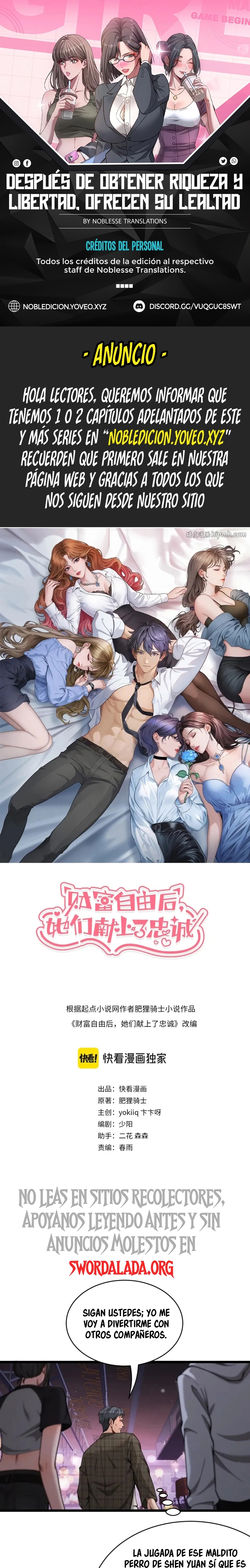 Me ofrecieron su lealtad despues de que obtuviera mucho dinero Capítulo 61 - Page 1