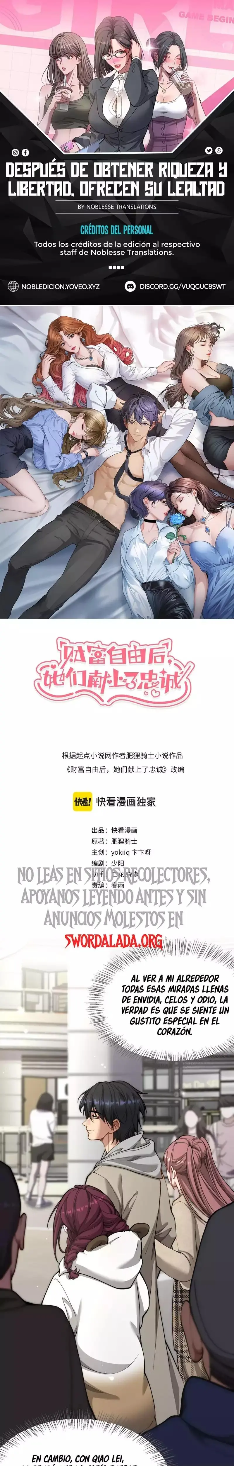 Me ofrecieron su lealtad despues de que obtuviera mucho dinero Capítulo 67 - Page 1