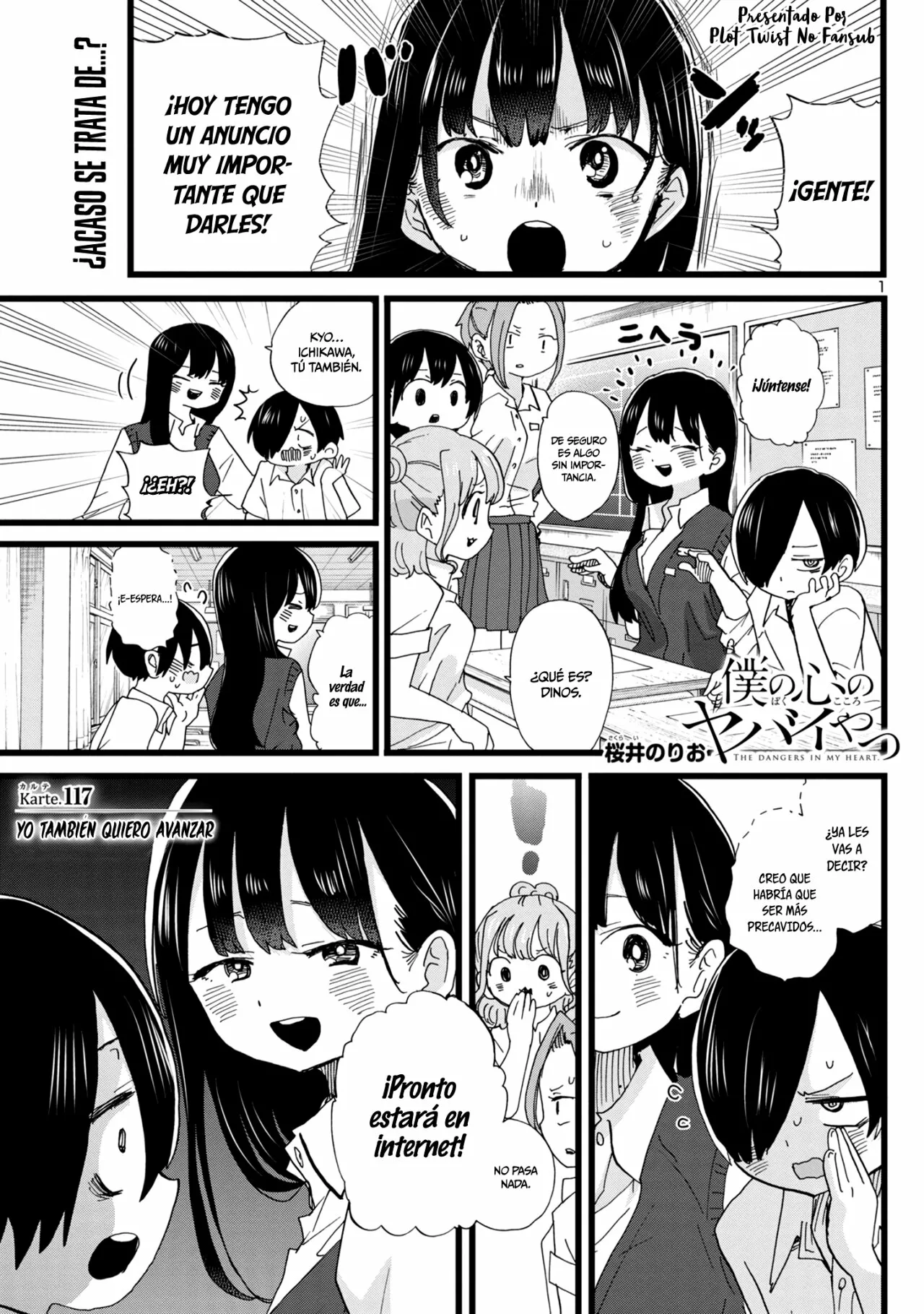 Boku no Kokoro no Yabai Yatsu Capítulo 117 - Page 3