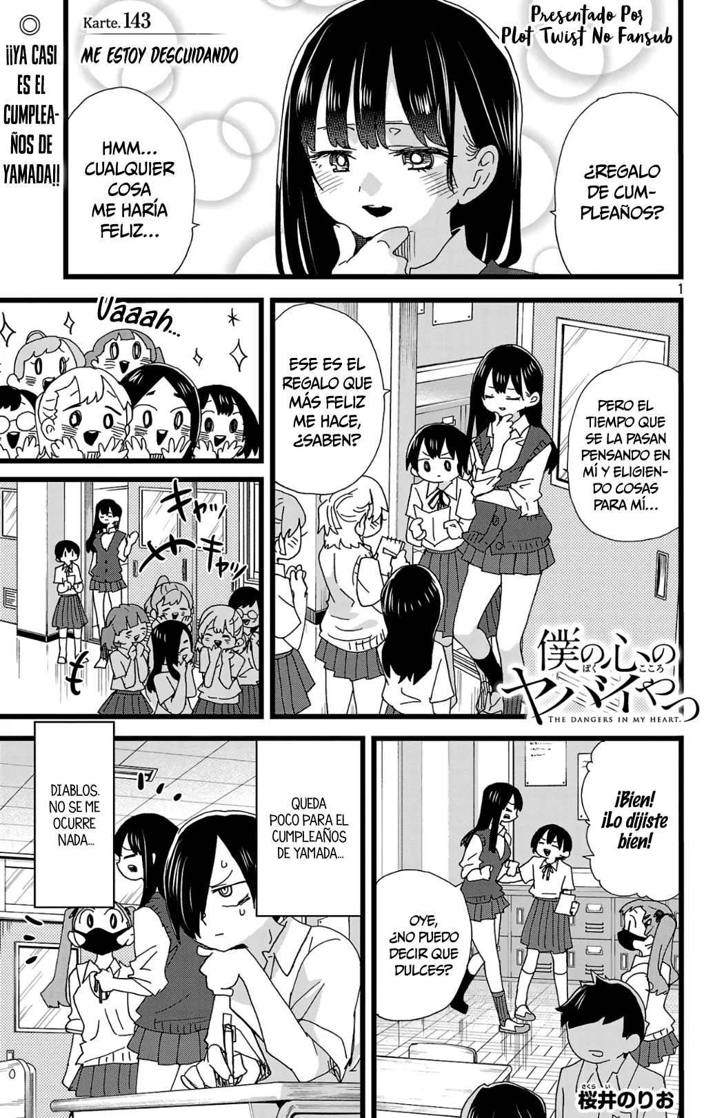 Boku no Kokoro no Yabai Yatsu Capítulo 143 - Page 3