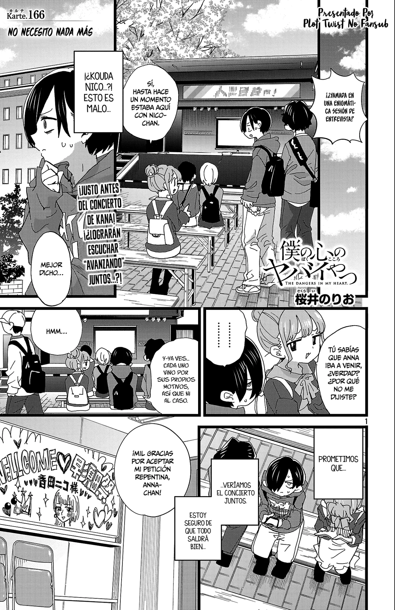 Boku no Kokoro no Yabai Yatsu Capítulo 166 - Page 3