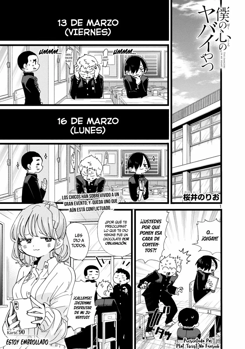 Boku no Kokoro no Yabai Yatsu Capítulo 90 - Page 5