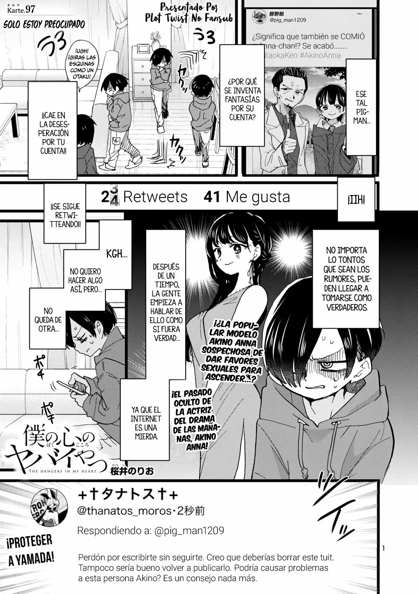 Boku no Kokoro no Yabai Yatsu Capítulo 97 - Page 4