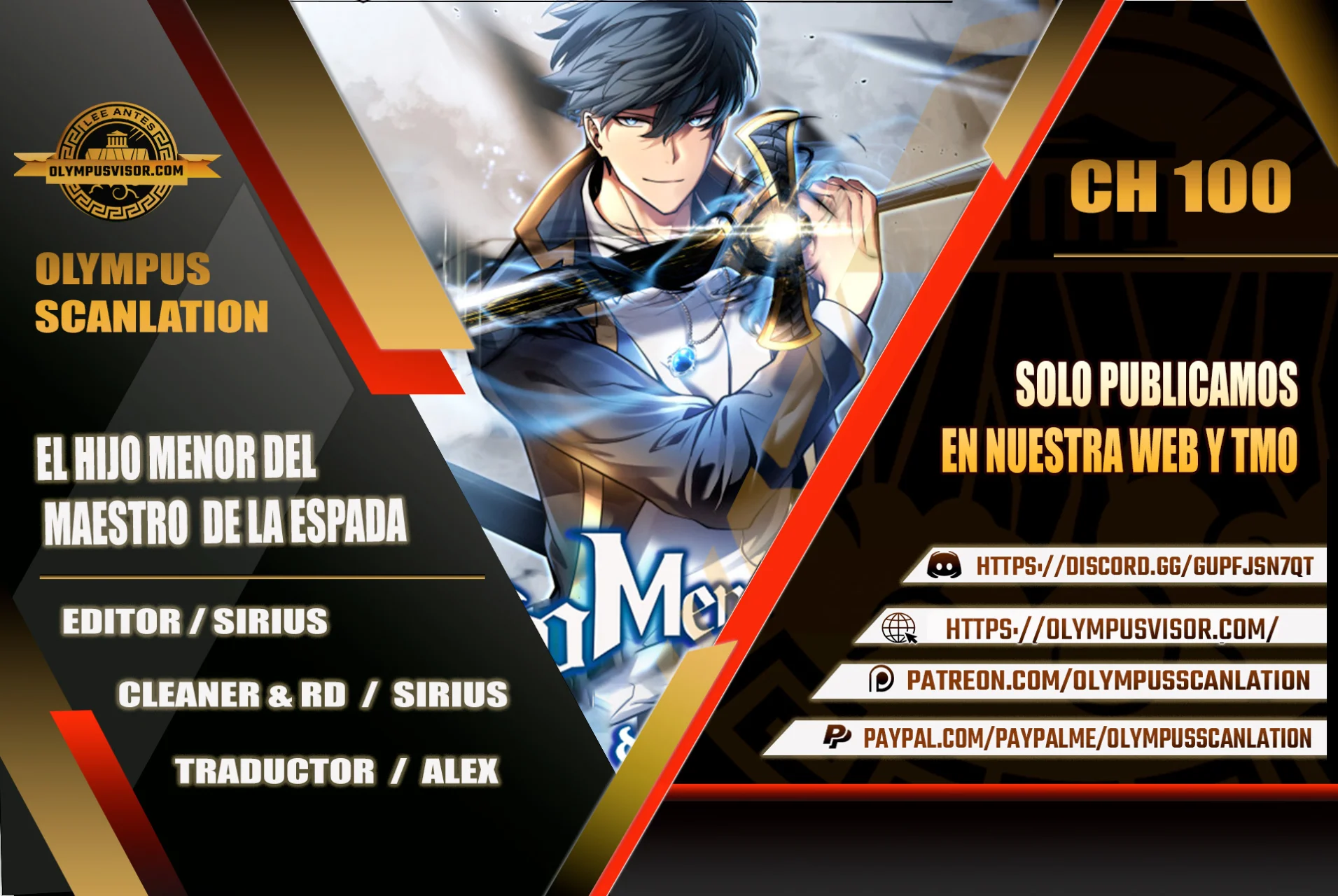 El hijo menor del maestro de la espada Capítulo 100 - Page 1