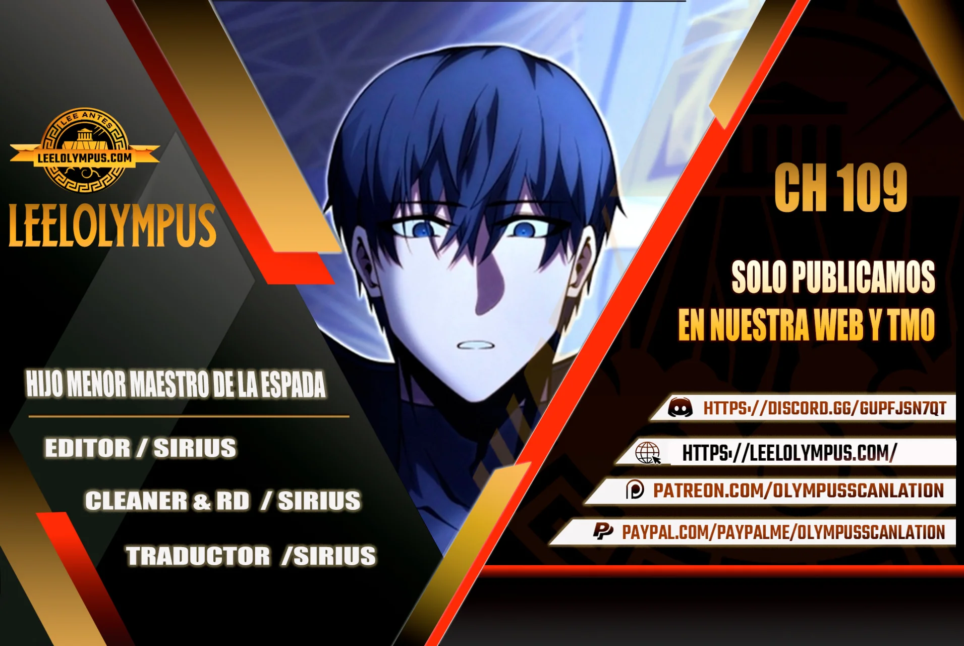El hijo menor del maestro de la espada Capítulo 109 - Page 1