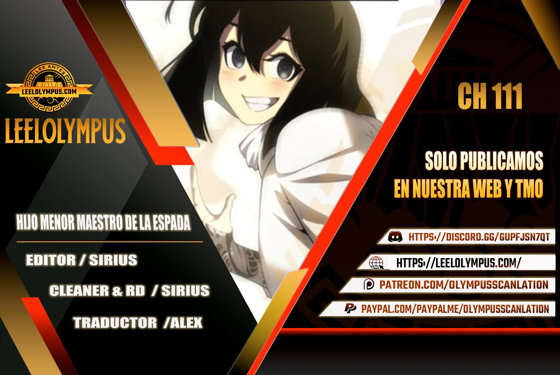 El hijo menor del maestro de la espada Capítulo 111 - Page 1