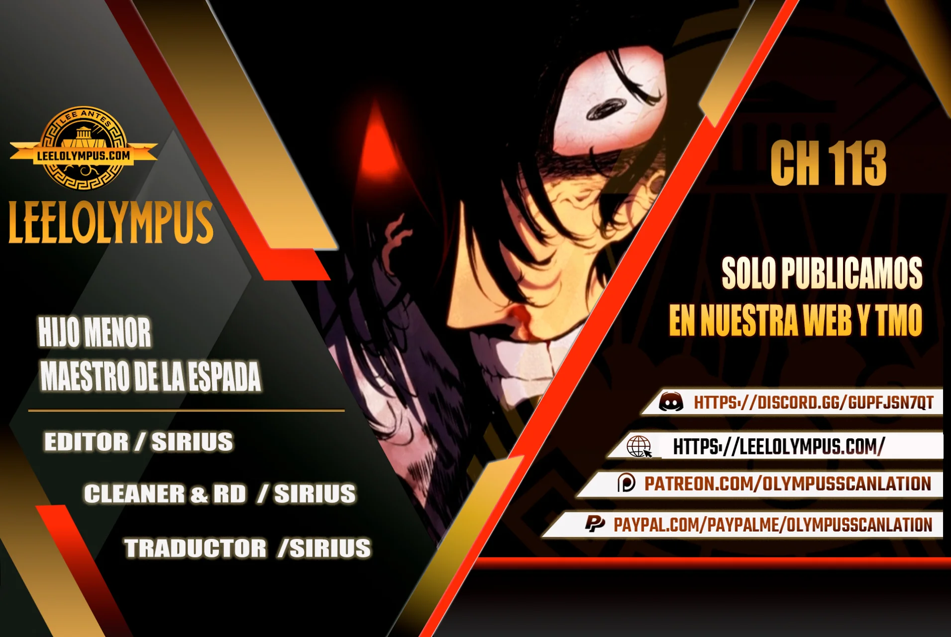 El hijo menor del maestro de la espada Capítulo 113 - Page 1
