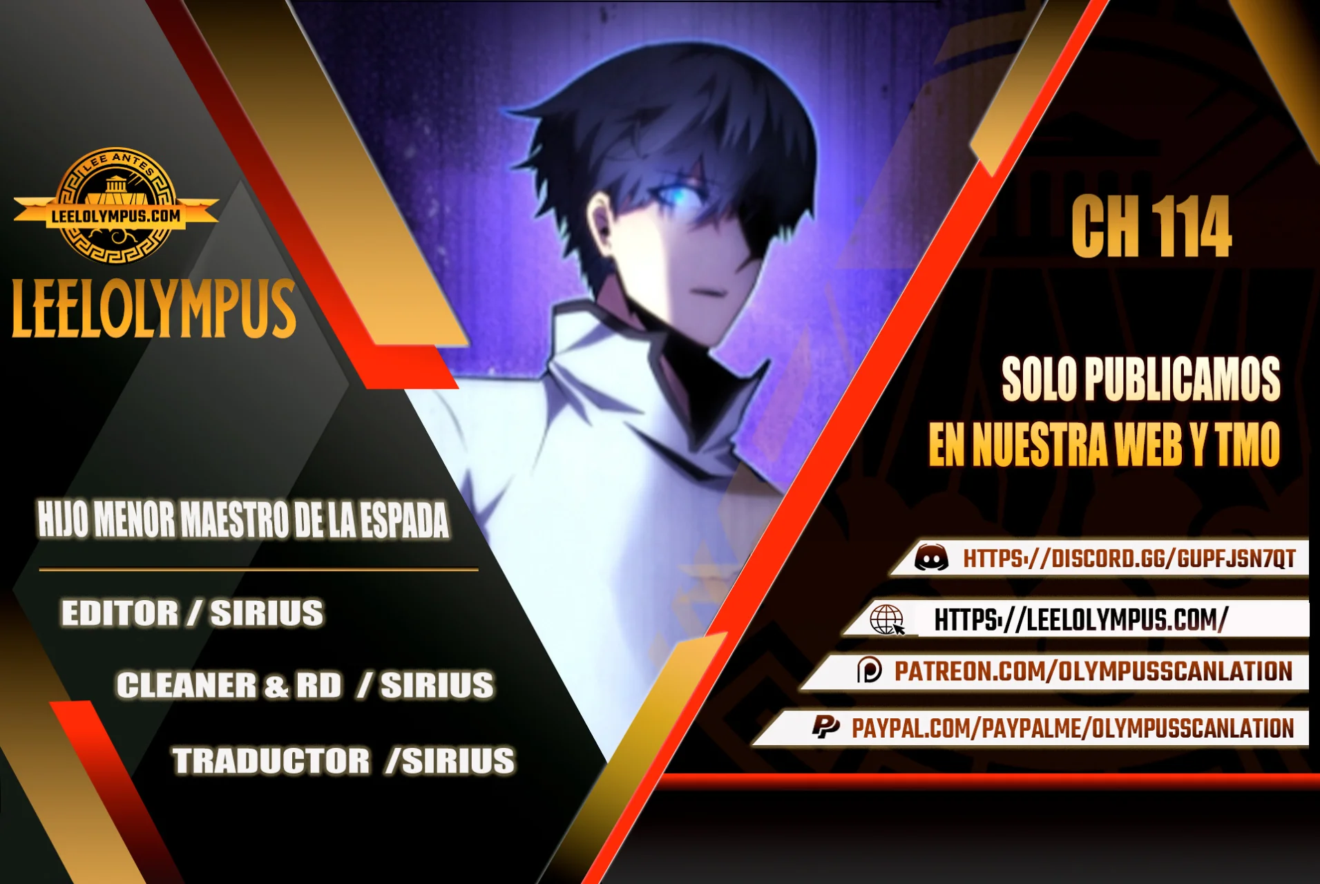 El hijo menor del maestro de la espada Capítulo 114 - Page 1