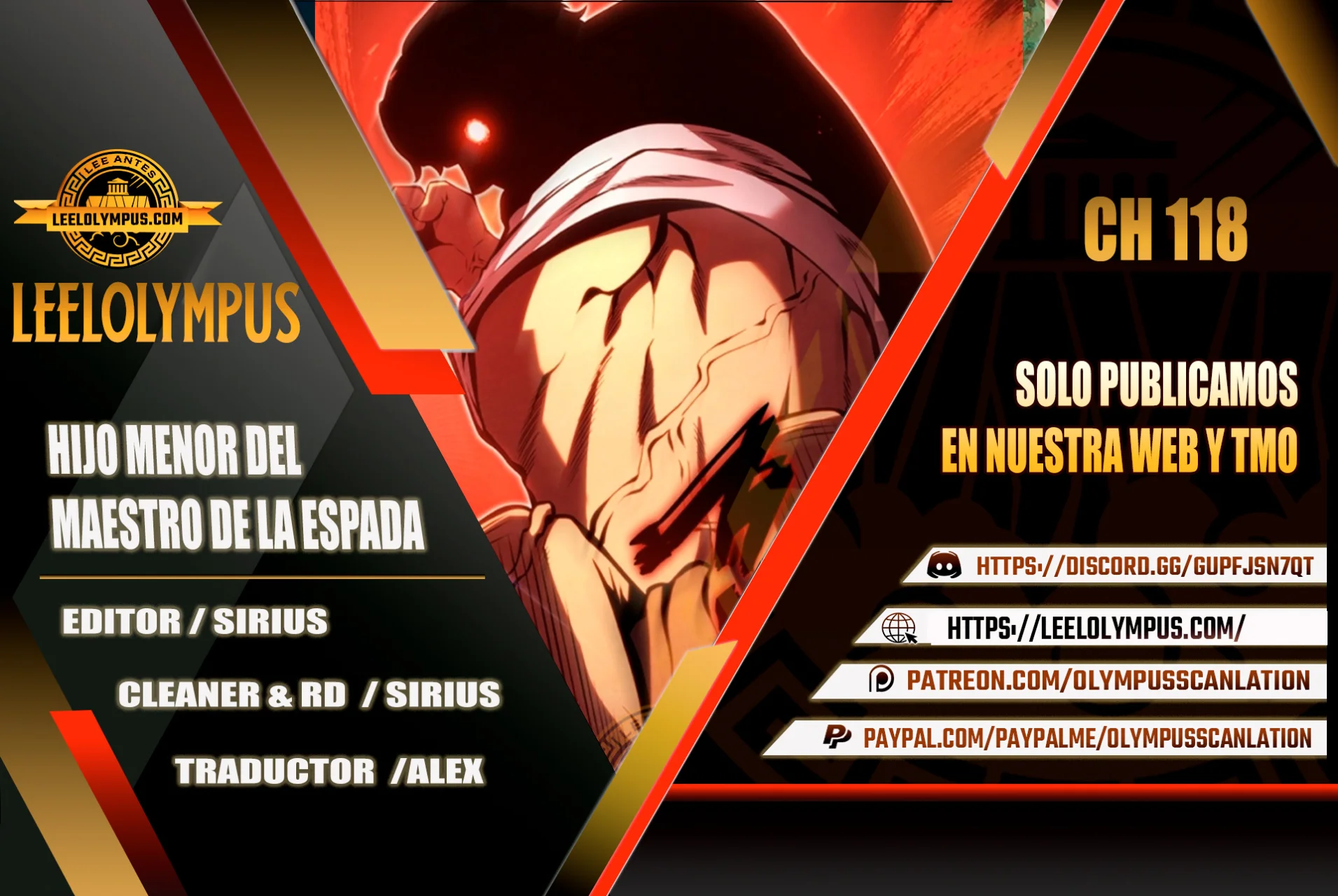 El hijo menor del maestro de la espada Capítulo 118 - Page 1