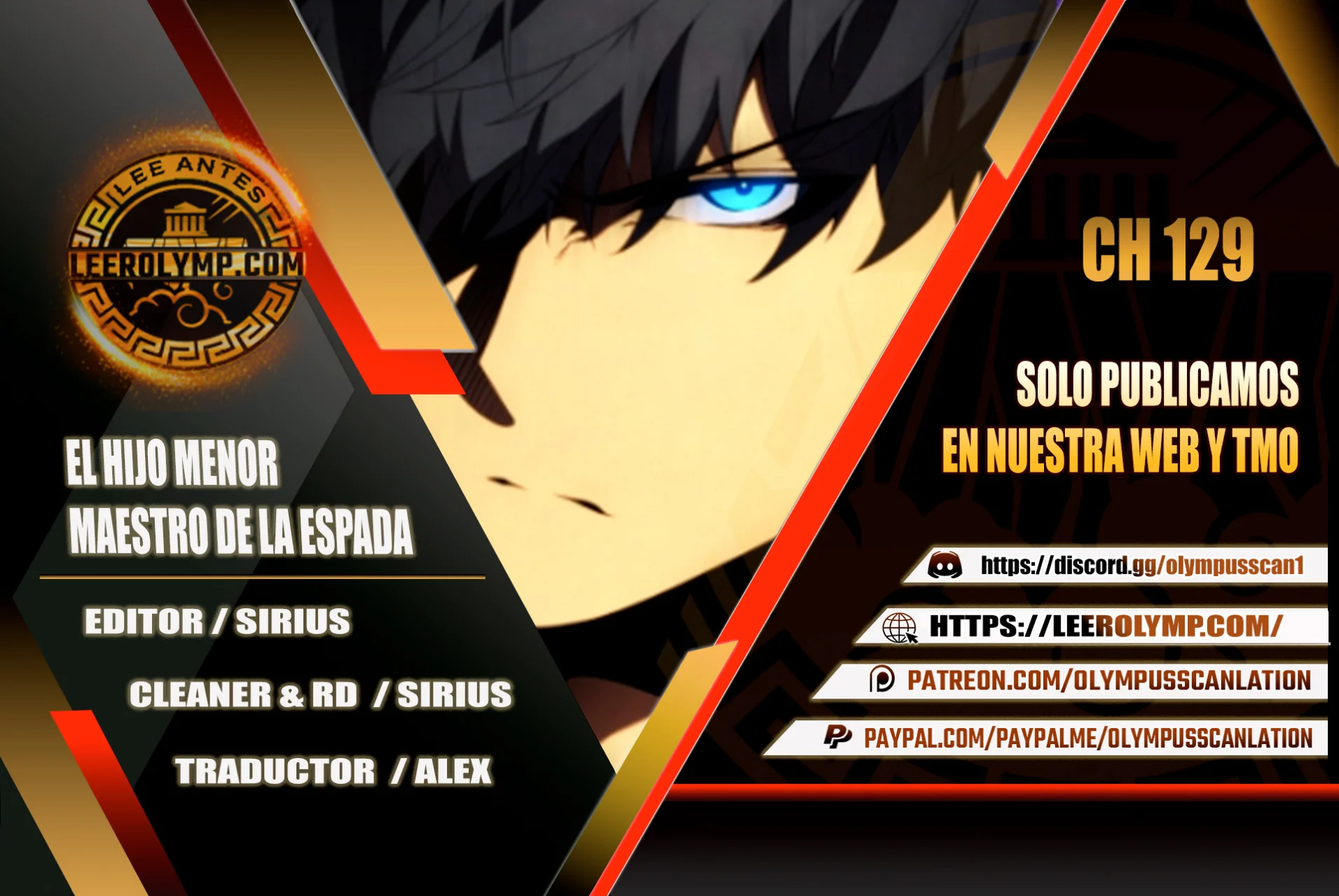 El hijo menor del maestro de la espada Capítulo 129 - Page 1