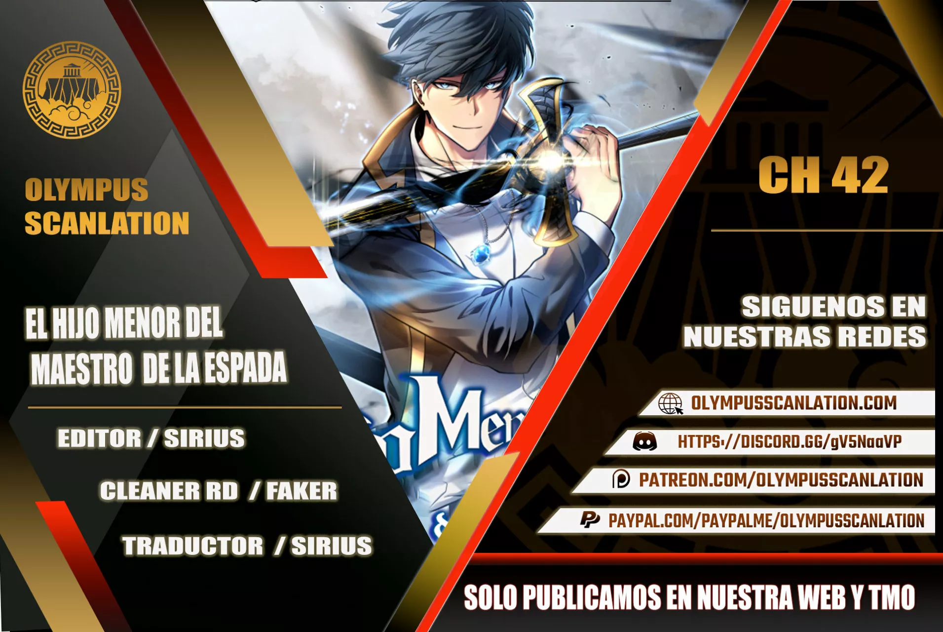 El hijo menor del maestro de la espada Capítulo 42 - Page 1