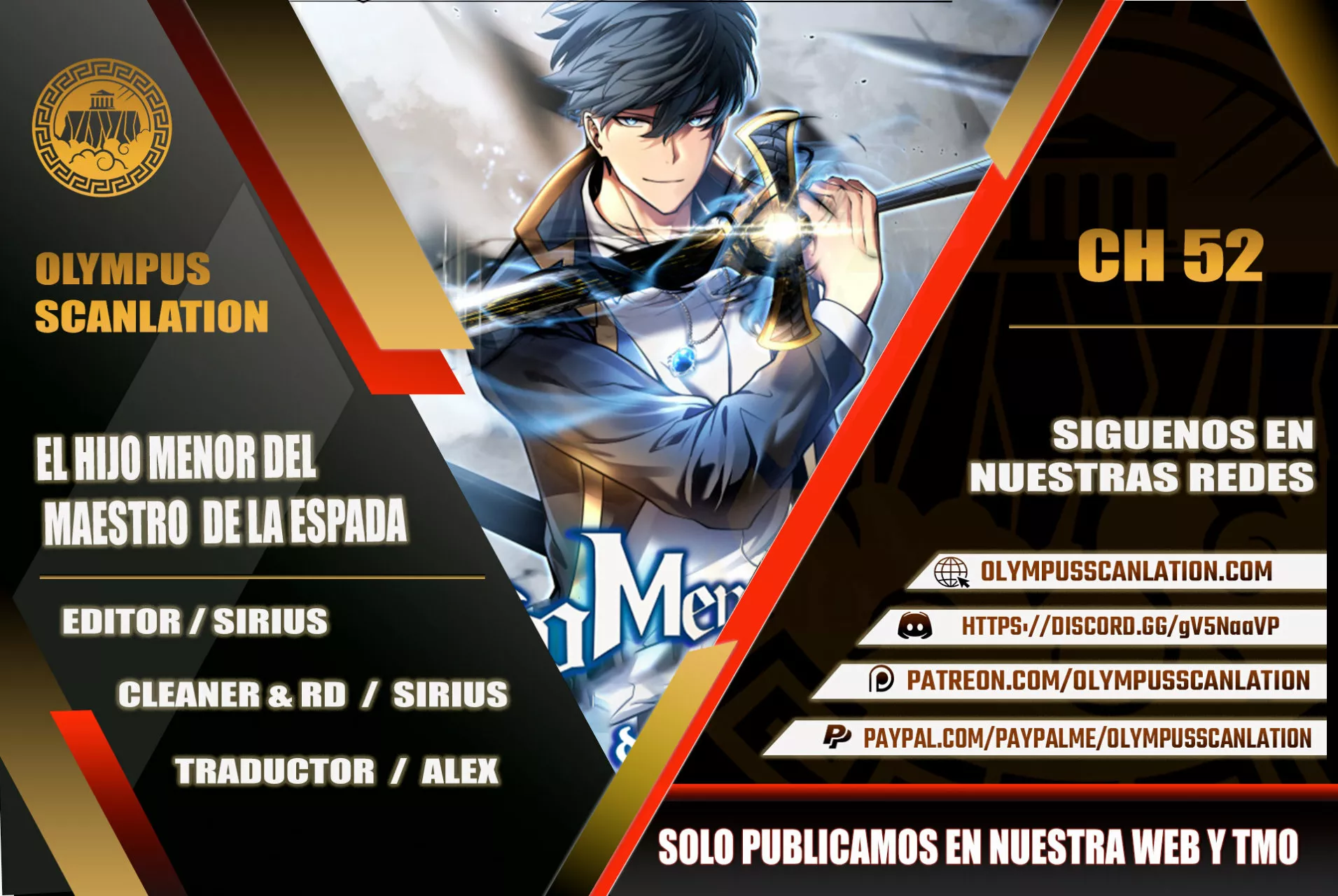 El hijo menor del maestro de la espada Capítulo 52 - Page 1