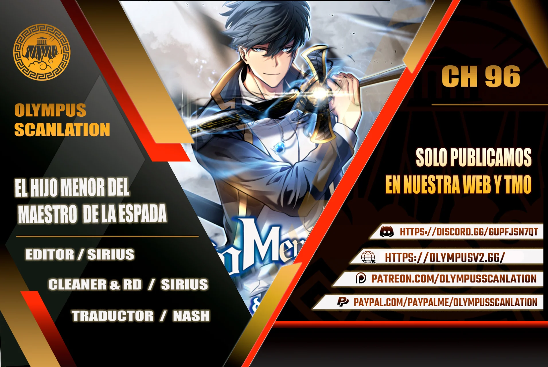 El hijo menor del maestro de la espada Capítulo 96 - Page 1