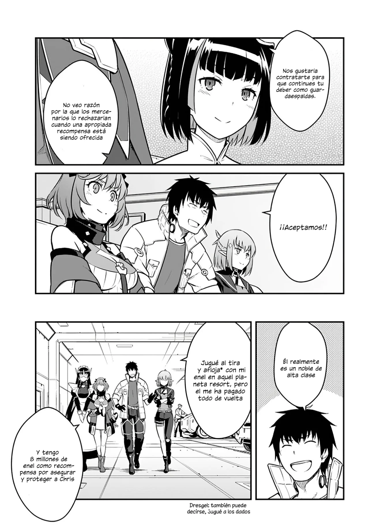 Mezametara Saikyou Soubi to Uchuusen-mochi datta no de, Ikkodate Mezashite Youhei Toshite Jiyuu ni Ikitai Capítulo 35.1 - Page 8