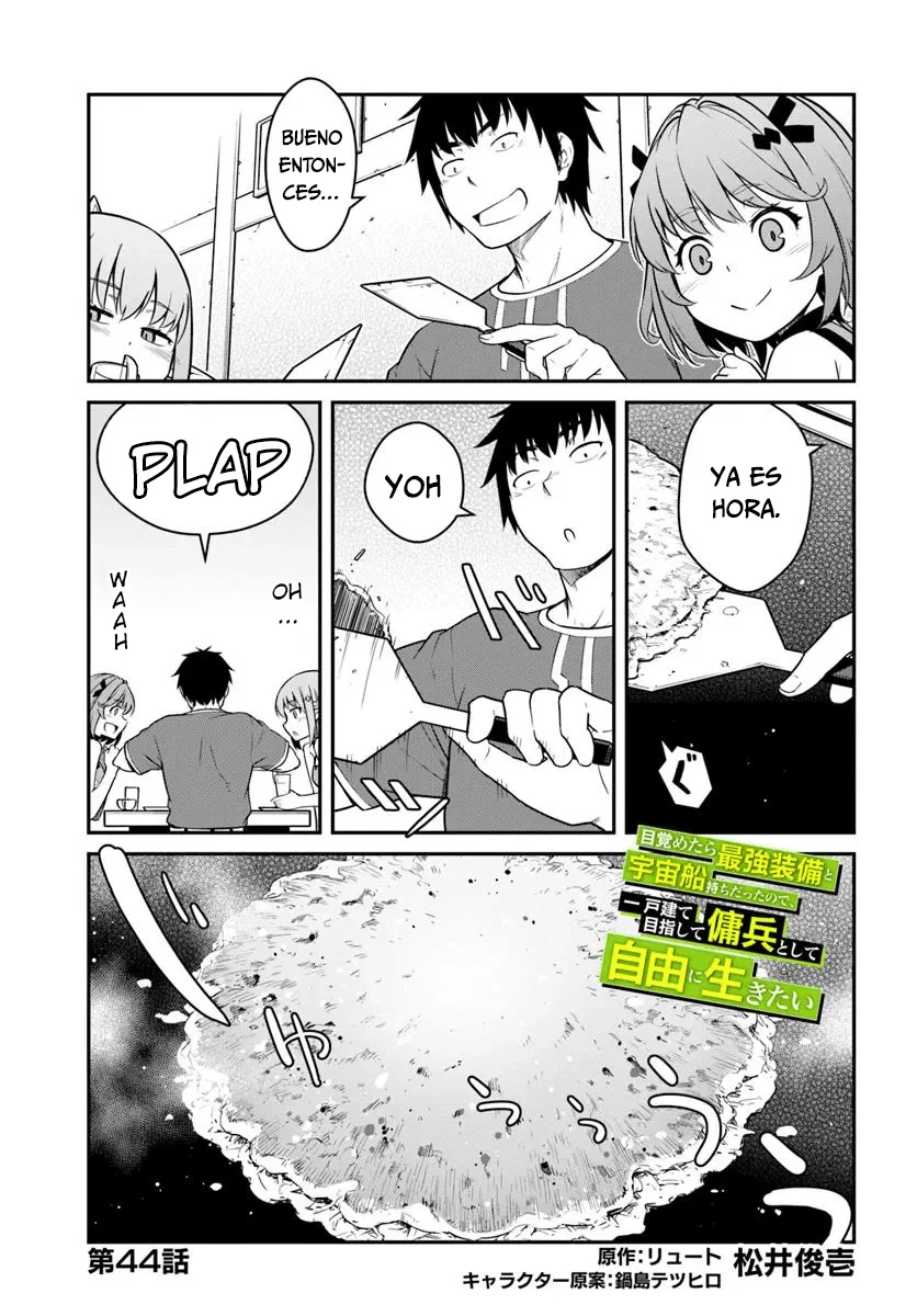 Mezametara Saikyou Soubi to Uchuusen-mochi datta no de, Ikkodate Mezashite Youhei Toshite Jiyuu ni Ikitai Capítulo 44.1 - Page 2