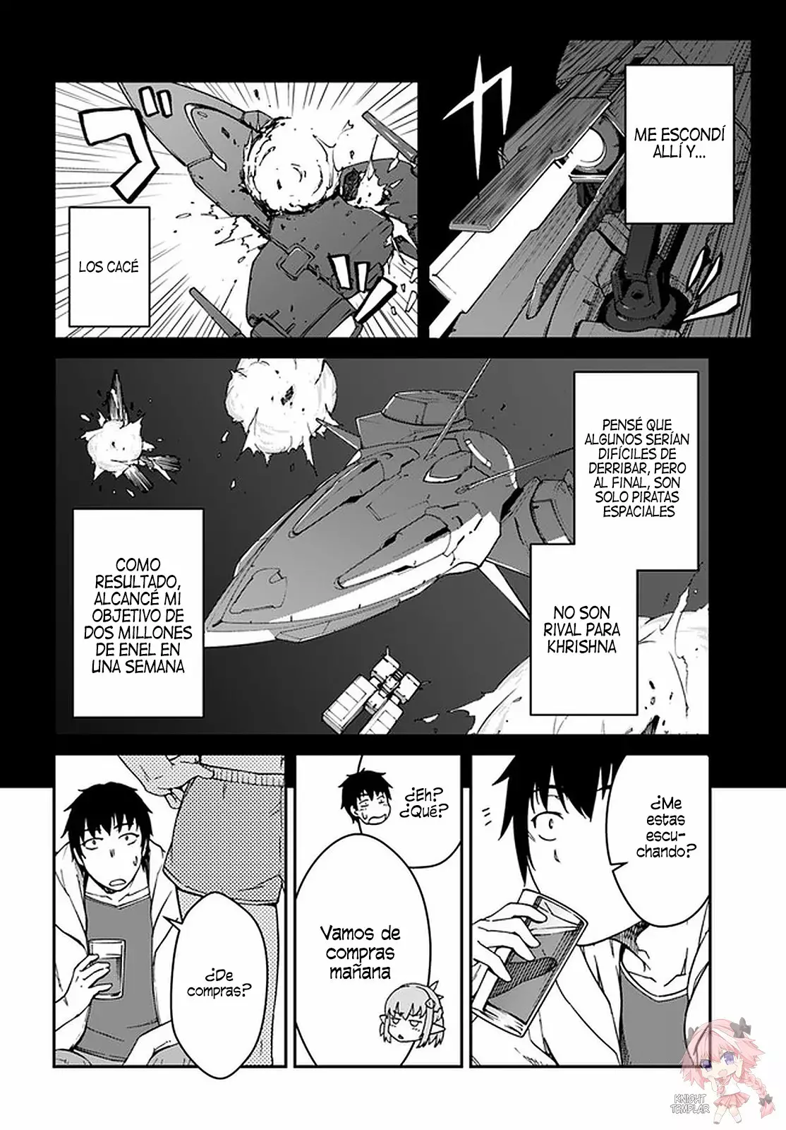 Mezametara Saikyou Soubi to Uchuusen-mochi datta no de, Ikkodate Mezashite Youhei Toshite Jiyuu ni Ikitai Capítulo 9.1 - Page 6