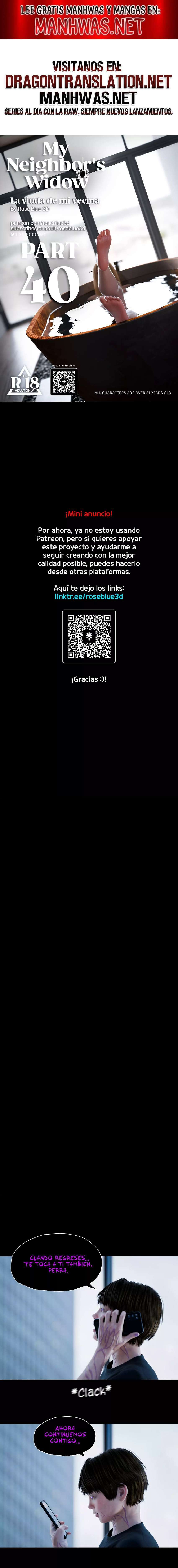 La Viuda de mi Vecina Capítulo 40 - Page 1