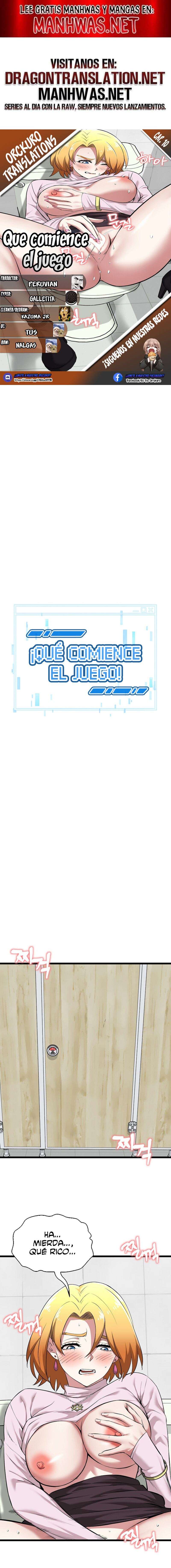 Que comience el juego Capítulo 10 - Page 1