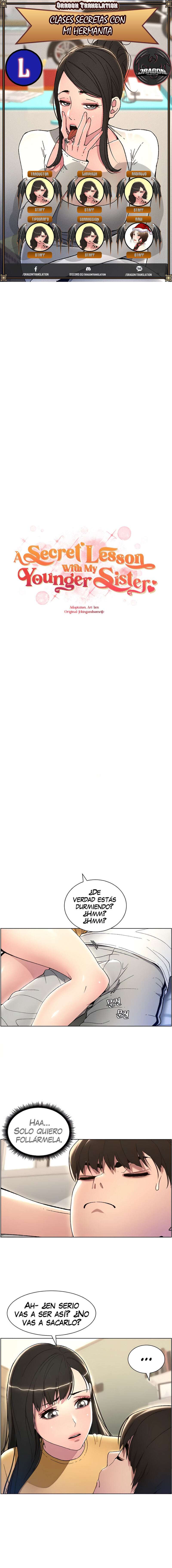 Clases Secretas con mi hermanita Capítulo 17 - Page 1