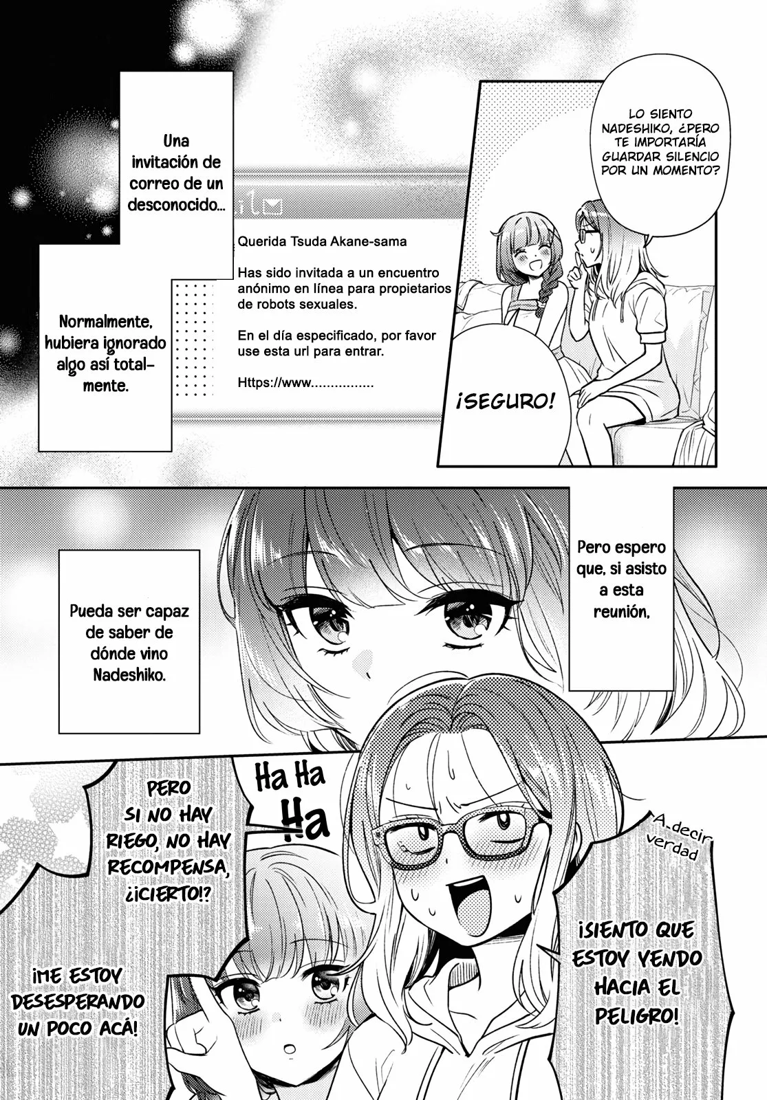 Android wa Keiken Ninzuu ni Hairimasu ka?? Capítulo 6 - Page 3