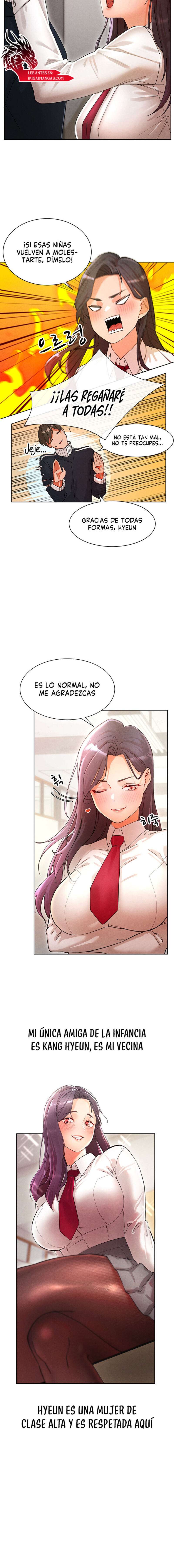 El protagonista se hace más fuerte cuando se come a una cazadora Capítulo 1 - Page 10