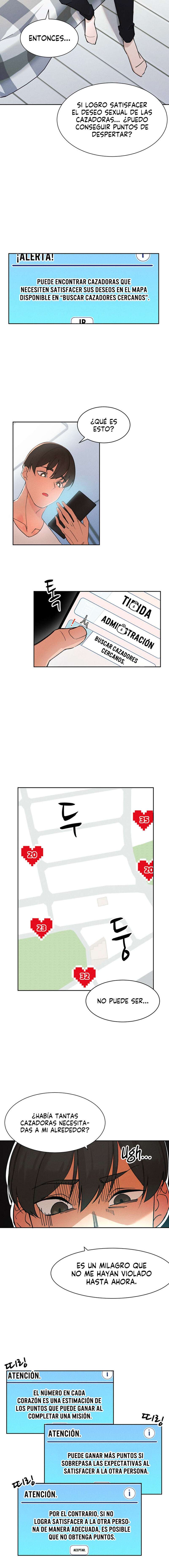 El protagonista se hace más fuerte cuando se come a una cazadora Capítulo 1 - Page 20