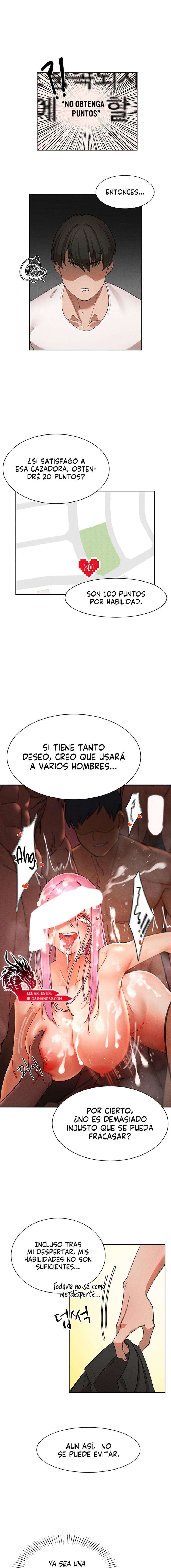 El protagonista se hace más fuerte cuando se come a una cazadora Capítulo 1 - Page 21