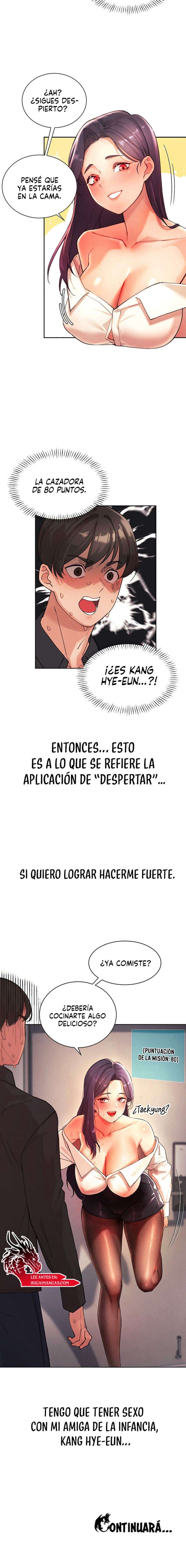 El protagonista se hace más fuerte cuando se come a una cazadora Capítulo 1 - Page 24