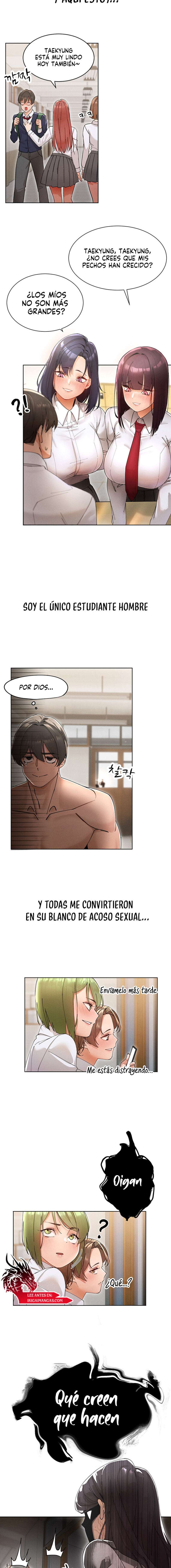 El protagonista se hace más fuerte cuando se come a una cazadora Capítulo 1 - Page 8