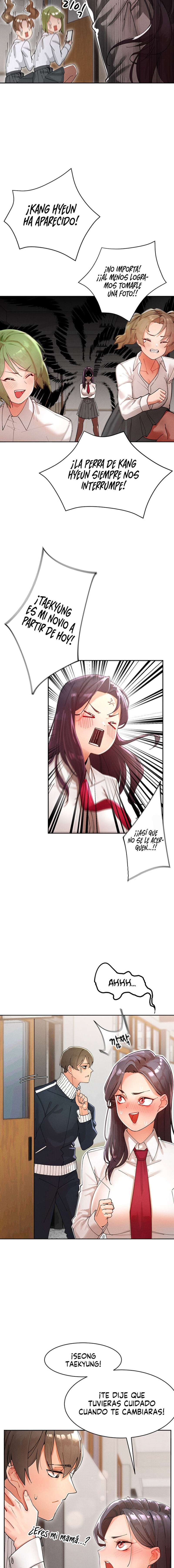 El protagonista se hace más fuerte cuando se come a una cazadora Capítulo 1 - Page 9