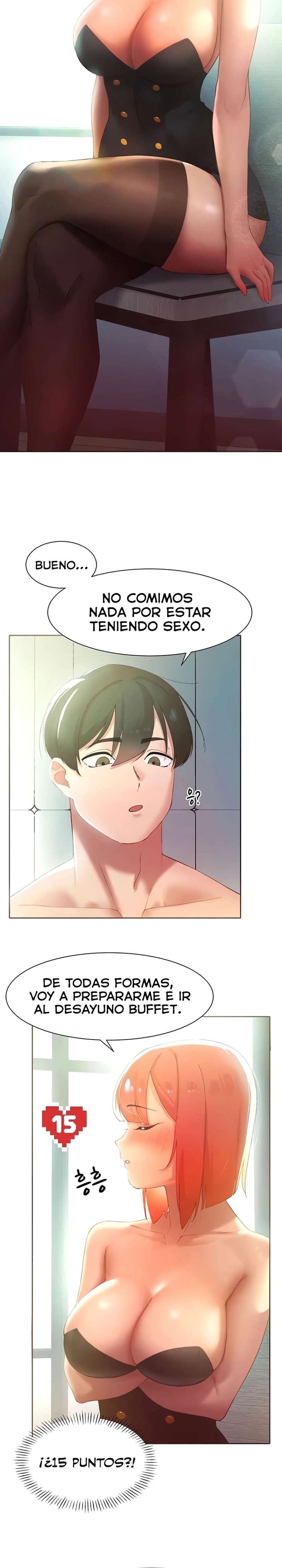 El protagonista se hace más fuerte cuando se come a una cazadora Capítulo 10 - Page 18