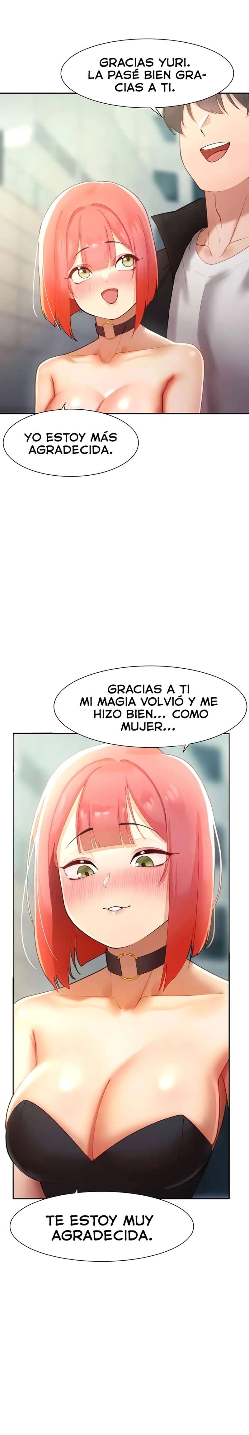 El protagonista se hace más fuerte cuando se come a una cazadora Capítulo 10 - Page 20