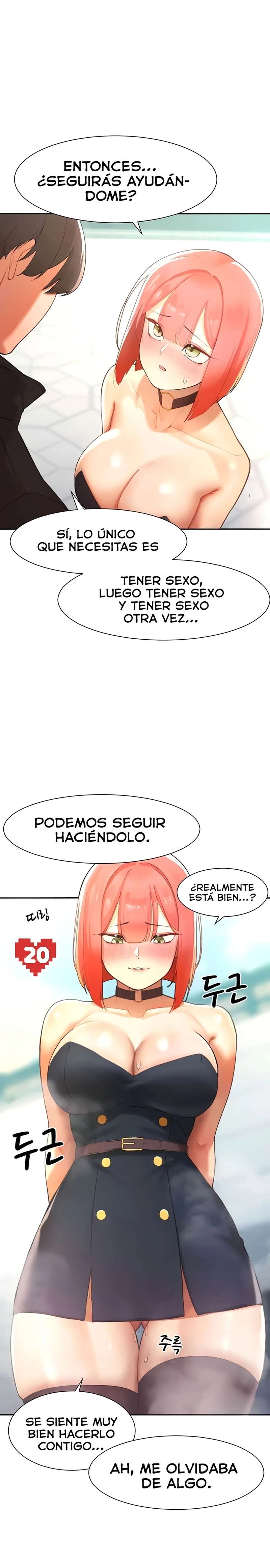 El protagonista se hace más fuerte cuando se come a una cazadora Capítulo 10 - Page 22