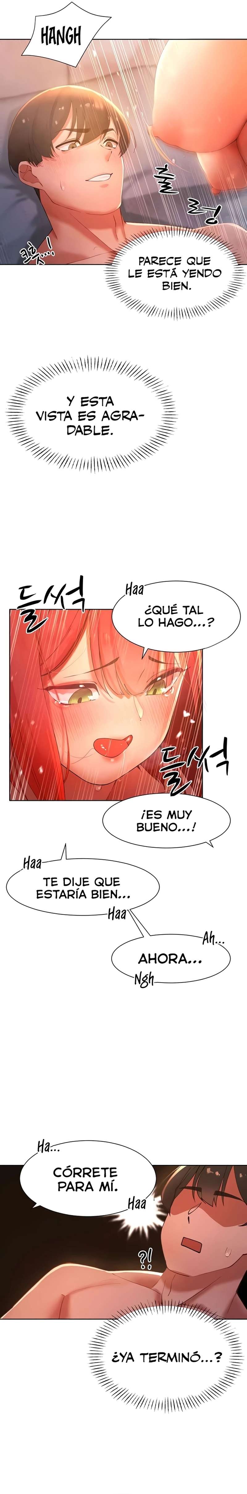 El protagonista se hace más fuerte cuando se come a una cazadora Capítulo 10 - Page 9